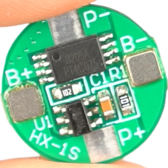Zdjęcie produktu Moduł BMS ładowarka ogniw Li-ion 1S 18650 21700 2A 3,7V 4,2V zabezpieczenie (1)