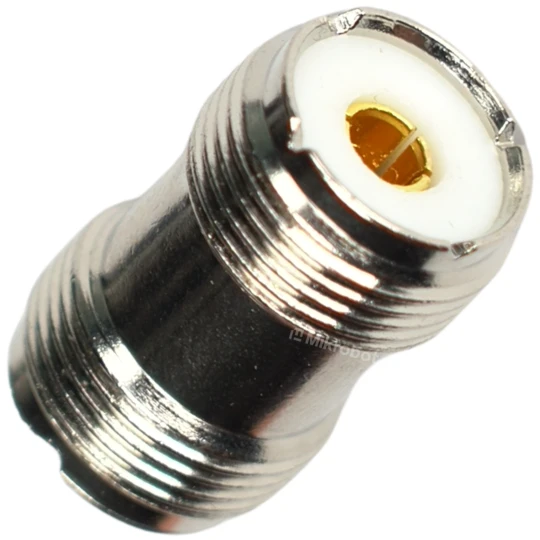Zdjęcie produktu Złącze łącznik antenowy beczka UC-1 UHF krótka 24,8mm teflon PTFE SO-239 (1)