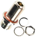 Zdjęcie produktu Adapter N gniazdo N gniazdo do obudowy + uszczelka SEAL przejściówka 50 ohm (1)