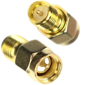 Adapter konektor antenowy wtyk SMA gniazdo SMA-RP 50 ohm złocone LoRa FPV