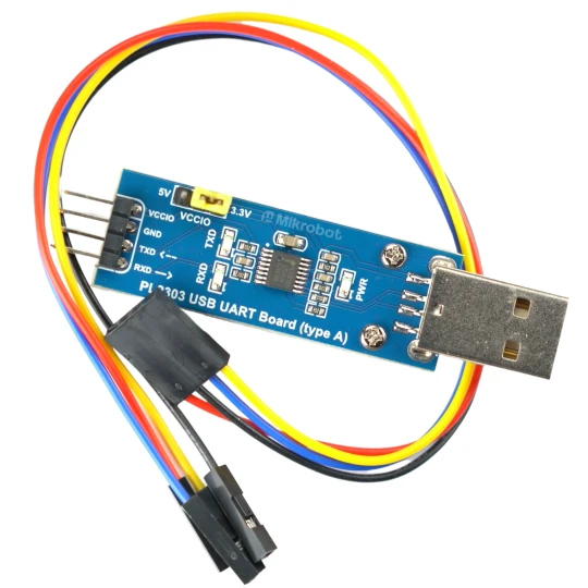 Zdjęcie produktu Konwerter USB UART TTL Win11 PL2303 GS 3.3V 5V port COM Waveshare + zworki (1)