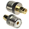 Zdjęcie produktu Przejście gniazdo UC1 wtyk - SMA Male adapter RF przejściówka SDR LoRa (1)