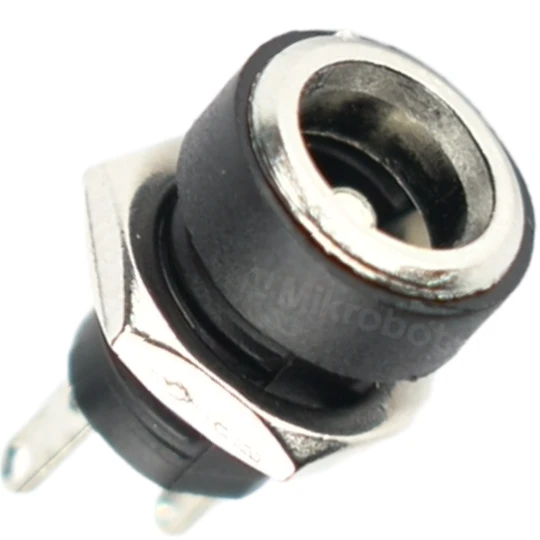 Zdjęcie produktu Gniazdo DC zasilające złącze żeńskie 2.1/5.5 mm do obudowy plastikowe CCTV (1)
