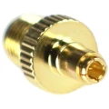 Zdjęcie produktu Adapter antenowy przejściówka gniazdo SMA żeńskie na wtyk TS9 GSM złoty (2)