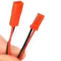 Zdjęcie produktu Złącza 2-PIN JST z przewodami 9 cm zasilanie wtyk + gniazdo do akumulatorów (1)