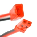 Zdjęcie produktu Złącza 2-PIN JST z przewodami 9 cm zasilanie wtyk + gniazdo do akumulatorów (2)