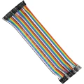 Przewody kable 40 szt 20 cm zworki Żeńsko - Żeński (3)