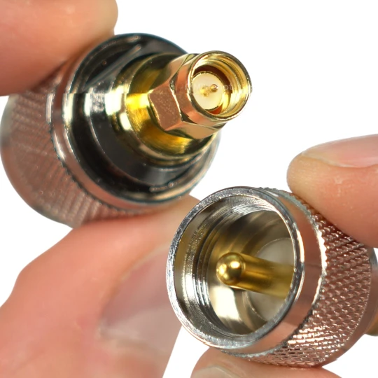 Adapter antenowy SMA wtyk UHF wtyk 50 Ohm konektor (1)